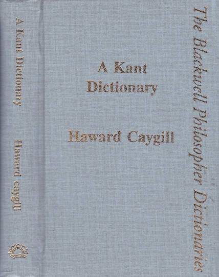 A Kant Dictionary  - معجم كانت