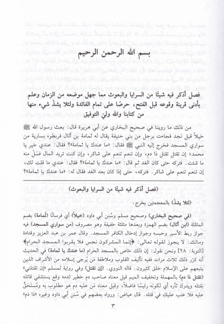 Behcetül-Mehafil ve Bugyetül-Emasil fi Telhisil-Mucizat ves-Siyer veş-Şemail - بهجة المحافل وبغية الأماثل في تلخيص المعجزات والسير والشمائل - 3
