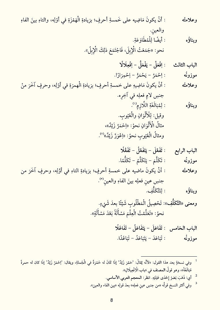 Bina Tasriful emsile avamil maksud   - كتب موسى علاق الجزء الثاني مقصود - 4