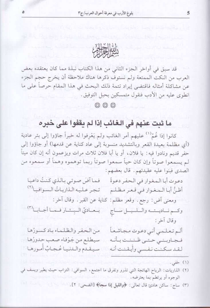 Bulugül-Ereb fi Marifeti Ahvalil-Arab - بلوغ الأرب في معرفة أحوال العرب - 3