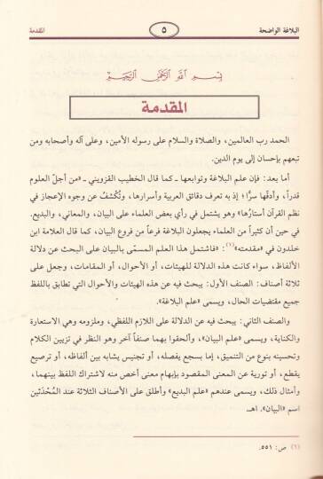 El-Belagatül-Vadıha fil-Beyan vel-Meani vel-Bedi - البلاغة الواضحة في البيان والمعاني والبديع مع الدليل - 2