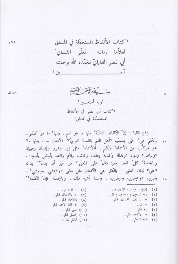 El-Elfazül-Mustamele fil-Mantık  - كتاب الألفاظ المستعملة في المنطق - 2
