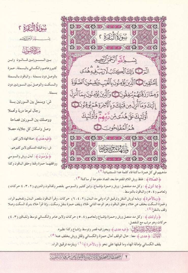 el-Kıraatus-Sebal-Mütevatira min Tarikiş-Şatibiyye  - القراءات السبع المتواترة من طريق الشاطبية - 2