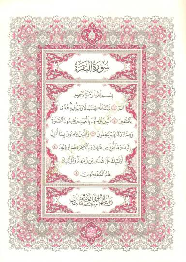 el-Kuranül-Kerim mücze  - القرآن الكريم مجزأ  17*24 - 3