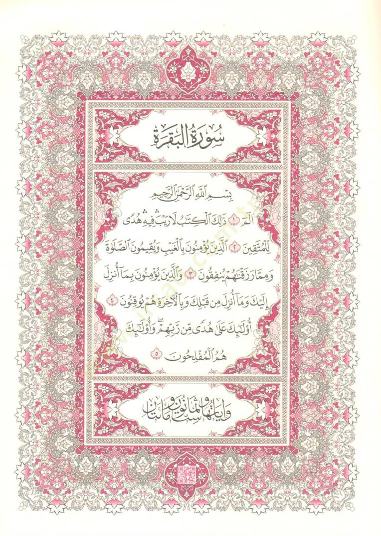 el-Kuranül-Kerim mücze  - القرآن الكريم مجزأ  17*24 - 3