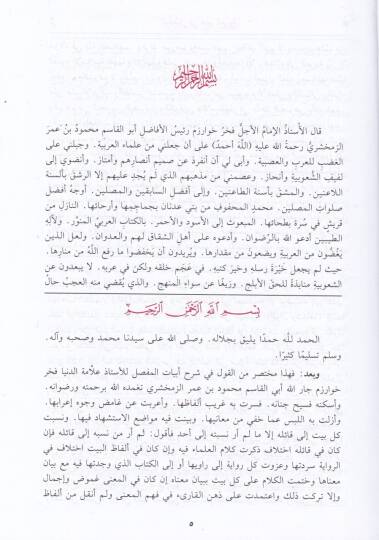 El-Mufassal fi İlmil-Arabiyye ve bi-Zeylihi Kitabül-Mufaddal fi Şerhi Ebyatil-Mufassal / Ebu Firas Bedreddin Seyyid Muhammed Nasani - المفصل في علم العربية وبذيليه كتاب المفضل في شرح أبيات المفصل - 2