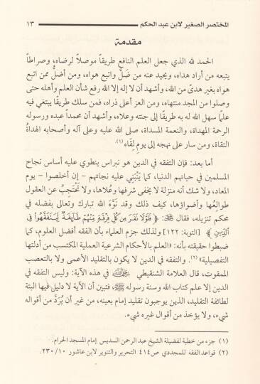 El-Muhtasarüs-Sagir Hilafiyyat fil-Fıkh - المختصر الصغير خلافيات في الفقه - 2