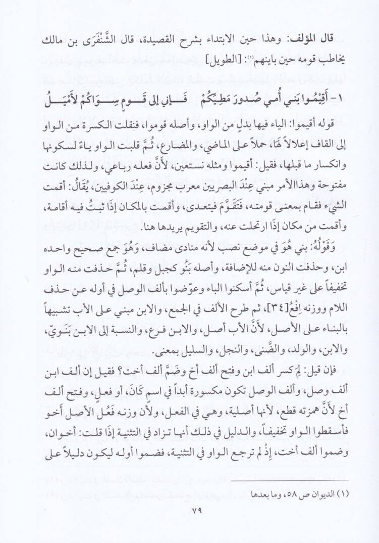 El-Müntehab fi Şerh Lamiyyetil-Arab liş-Şenferi - المنتخب في شرح لامية العرب للشنفرى - 2