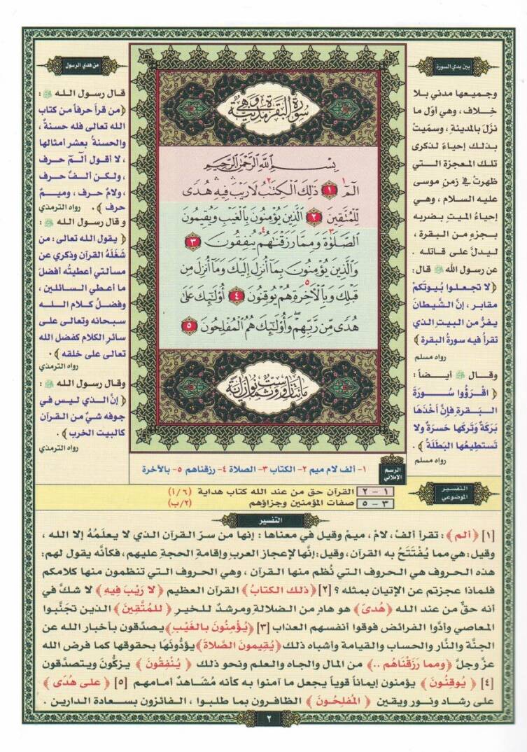 Et-Tefsirül-Mevdui li- Hafızil-Mütkın maa Esbabin-Nuzul ve Şerhu Müfredat El-Kuranül-Kerim - التفسير الموضوعي للحافظ المتقن مع أسباب النزول وشرح المفردات القران الكريم - 2