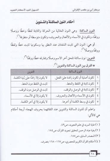 Et-Teshilül-Müfid li-Ahkamit-Tecvid li-Rivaye Hafs an Asım min Tarikiş-Şatıbiyye - التسهيل المفيد لأحكام التجويد لرواية حفص عن عاصم من طريق الشاطبية - 2