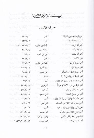 Feharisul-Müsnedül-Cami  - فهارس المسند الجامع فهرسة أطراف الحديث - 3