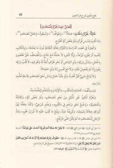 Fethül-Muin bi Şerhi Kurretil-Ayn bi Mühimmatid-Din - فتح المعين بشرح قرة العين بمهمات الدين - 2