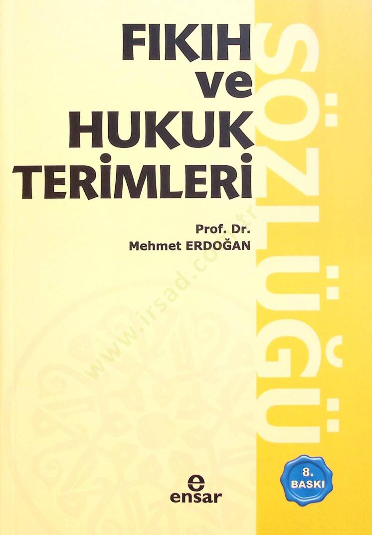 fıkıh ve hukuk terimleri  - fıkıh ve hukuk terimleri - 1