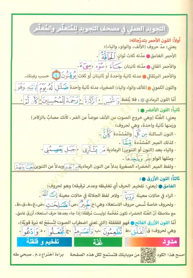 Mushafüt-Tecvid  - مصحف التجويد  كلمات القرآن تفسير و بيان