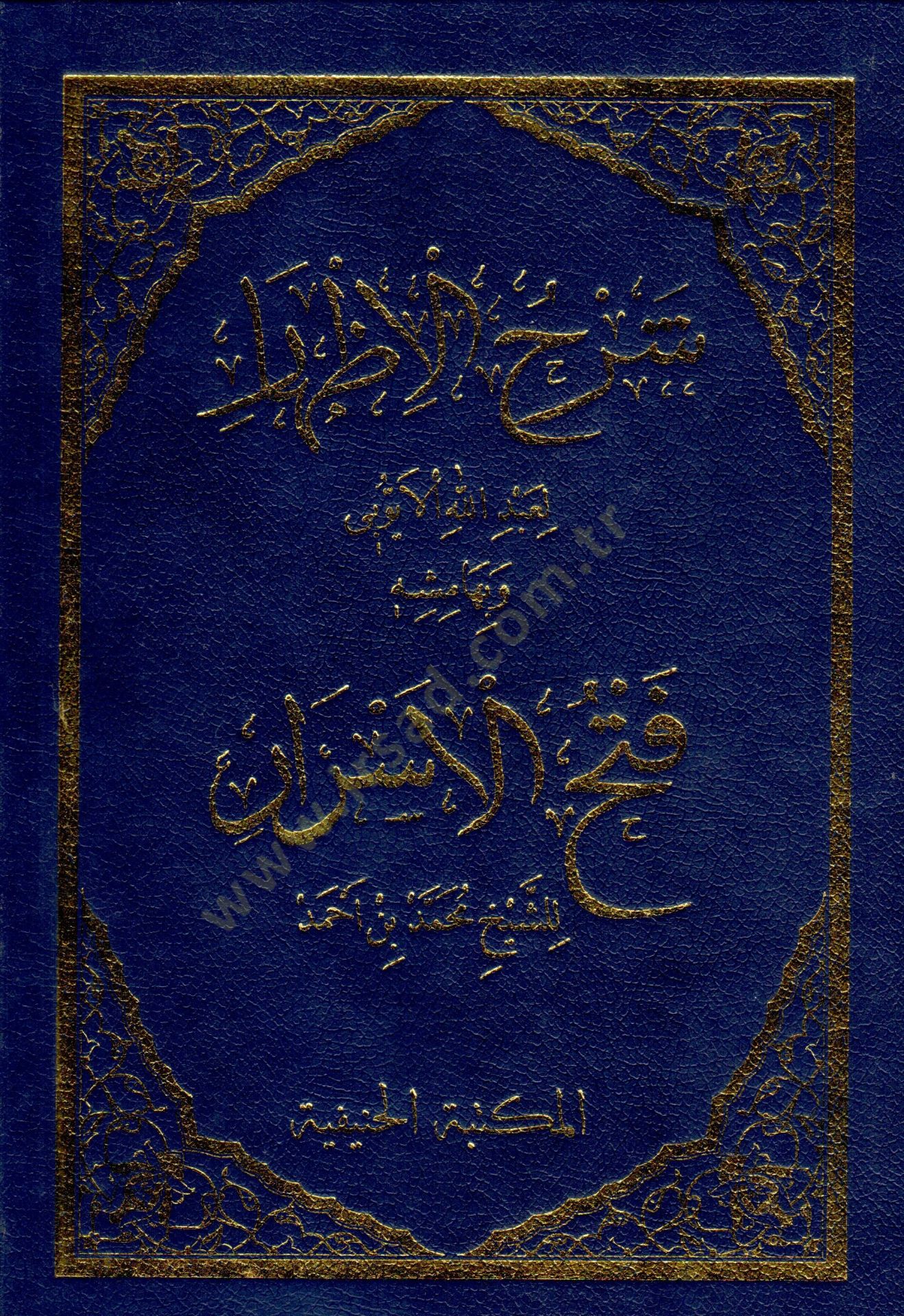 Şerhül-İzhar ve bi-Hamişihi Fethül-Esrar / Eş-Şeyh Muhammed b. Ahmed - شرح الإظهار وبهامشه فتح الأسرار