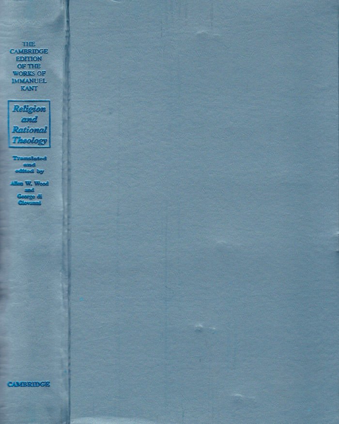 Religion and Rational Theology  - Religion and rational theology