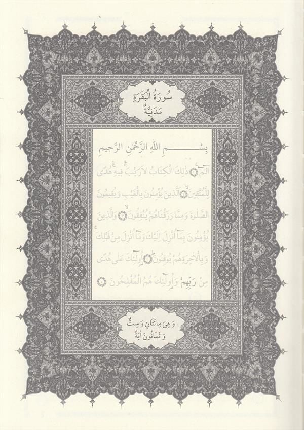 Lacivert Gölgeli Kuran - ı Kerim