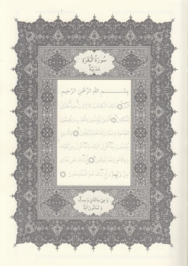 Turkuaz Gölgeli Kuran-ı Kerim