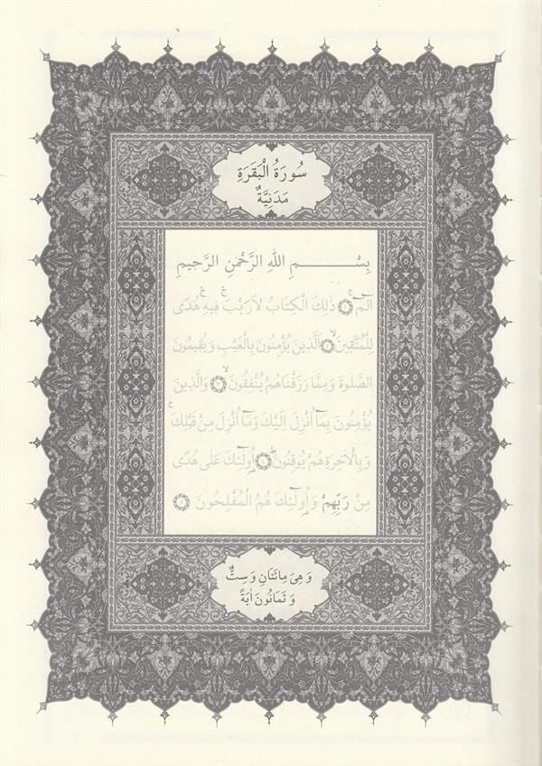 Turkuaz Gölgeli Kuran-ı Kerim