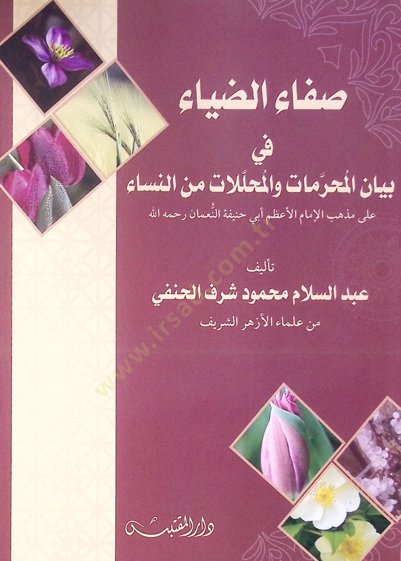 Safae Eddıya Fi Biyan Elmeharimat Velmehellet Min Ennisa Ala Mezheb Elimam Elazem Ebi Hanife Ennuman Rahimehullah - صفاء الضياء في بيان المحرمات والمحللات من النساء على مذهب الإمام الأعظم أبي حنيفة النعمان رحمه الله