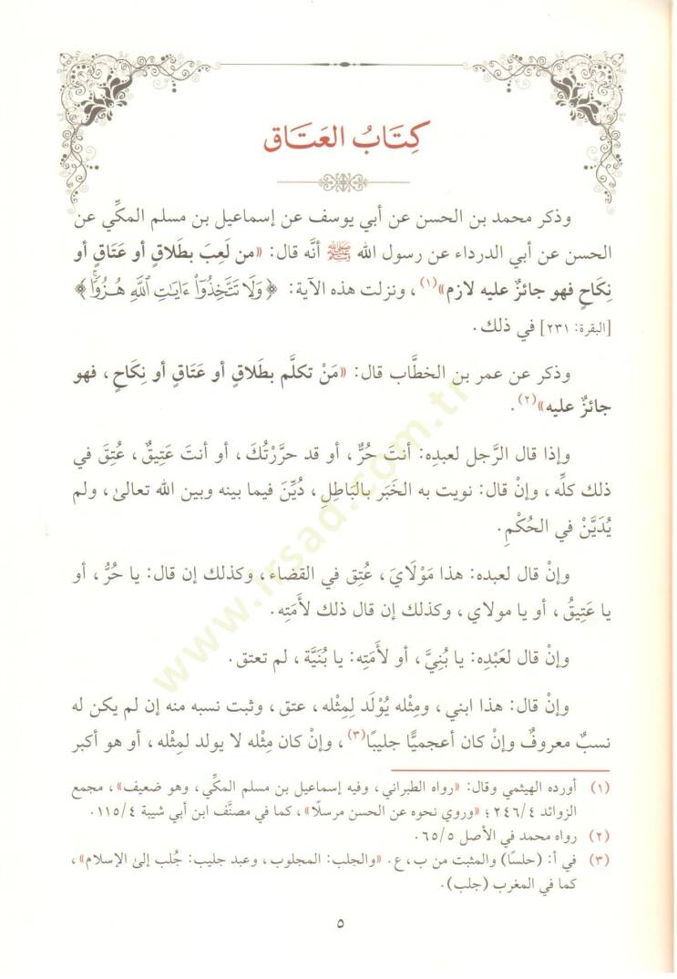 El-Muhtasarul-Kafi li Kutubi Ebi Abdillah Muhammed b. Hasan eş-Şeybani el-Kufi - المختصر الكافي لكتب أبي عبد الله محمد بن الحسن الشيباني الكوفي - 3