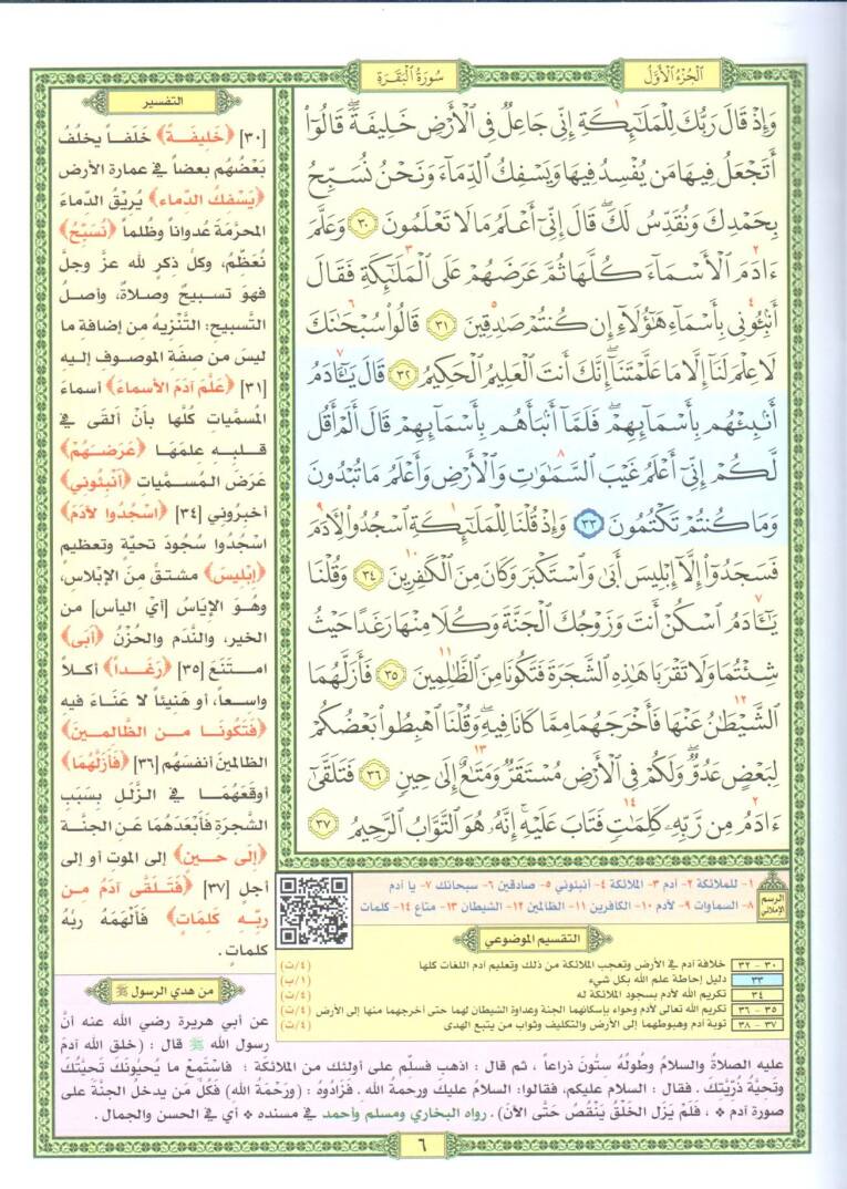 et taksimul mevdui lil hafizil mutkin mea esbabin nuzul ve sherhun lil mufredat - التقسيم الموضوعي للحافظ المتقن مع أسباب النزول وشرح للمفردات - 3