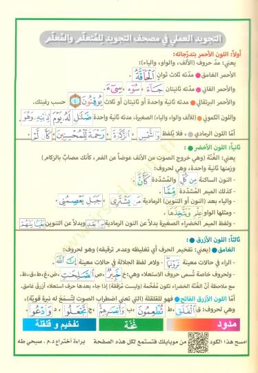 Mushafüt-Tecvid Kelimatül-Kuran Tefsir ve Beyan Hamişül-Kuran Maa Fihrisu Mevadıil-Kuran - مصحف التجويد كلمات القرآن تفسير وبيان على هامش القرآن مع فهرس مواضيع القرآن - 2