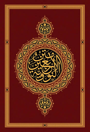 Metnül-erbain en-neveviyye - mücelled fahir - متن الأربعين النووية - مجلد فاخر