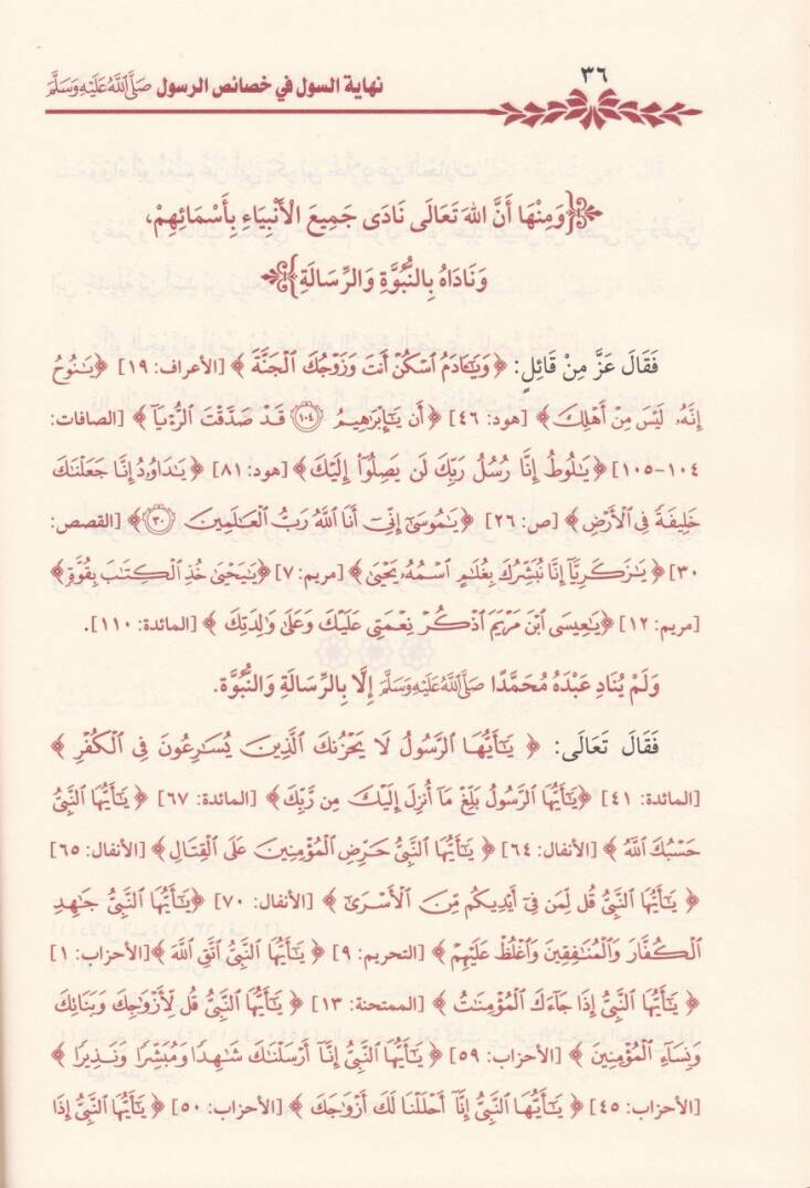 Nihayetüs-Sul fi Hasaisir-Resul  - نهاية السول في خصائص الرسول صلى الله عليه وسلم - 2