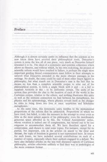 Rene Descaprtes Critical Assessmenes - رينيه ديسكابرتس التقييم الحرج - 3