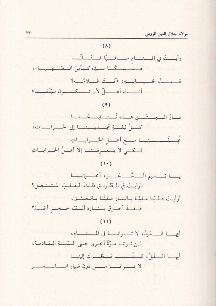 Rubaiyyatu Mevlana Celaleddin Er-Rumi  - رباعيات مولانا جلال الدين الرومي - 2