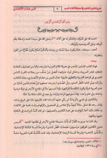 Şerhu Şüzuriz-Zeheb  - شرح شذور الذهب في معرفة كلام العرب ومعه كتاب منتهى الأرب بتحقيق شرح شذور الذهب - 2