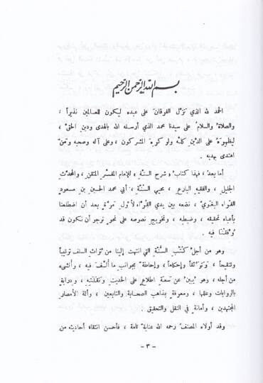 Şerhüs-Sünne  - شرح السنة - 2