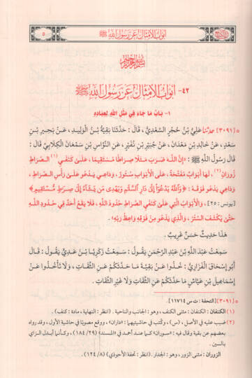 Sünenüt-Tirmizi ve Hüvel-Camiul-Kebir - سنن الترمذي وهو الجامع الكبير - 2