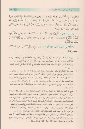 Şurhu Şüzuriz Zeheb fi Marifeti Kelamil Arab - شرح شذور الذهب في معرفة كلام العرب - 3