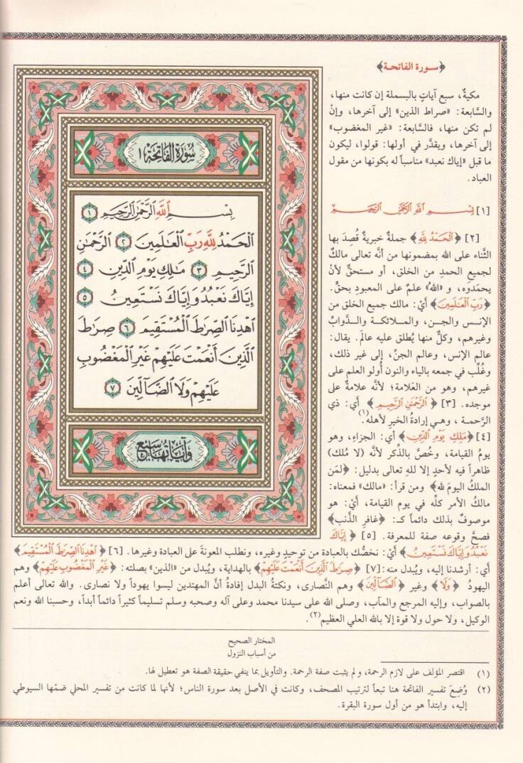Tefsirül Celaleyn bi-Hamişil-Kuranil-Kerim - تفسير الجلالين بهامش القرآن الكريم مذيلا بـ: المختار الصحيح من أسباب النزول / هداية الرحمن في تجويد القرآن - 2