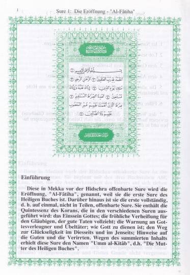 Tercemetu Meanil-Kuranil-Kerim bil-Lugatil-Almaniyye Sinngemasse Deutsche Übersetzung des Heiligen Koran Arabisch-Deutschen - ترجمة معاني القرآن الكريم باللغة الألمانية - 2