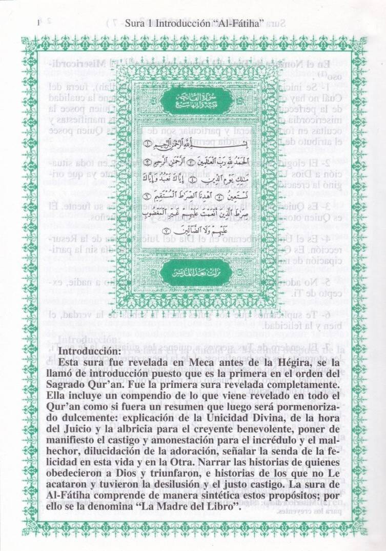 Tercemetu Meanil-Kuranil-Kerim bil-Lugatil-İsbaniyye Traduccion al Espanol de Los Significados del Sagrado Quran - ترجمة معاني القرآن الكريم باللغة الإسبانية - 2