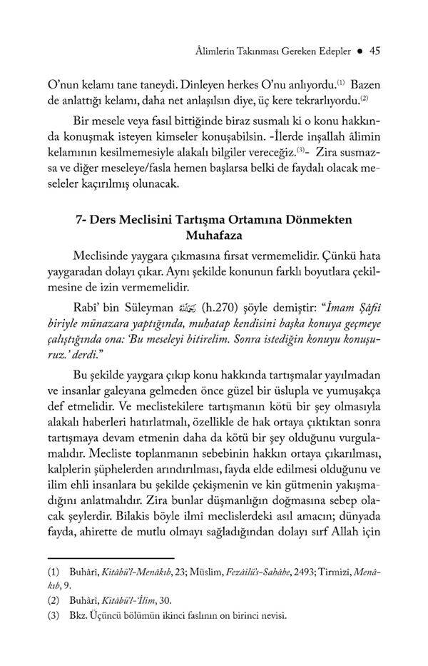 Tezkiratüs Sami Tercümesi - İlim Yolunun Edepleri | آداب طريق العلم - 3