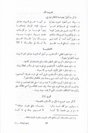 Ulumül-Belaga el-Beyan vel-Meani vel-Bedi - علوم البلاغة البيان والمعاني والبديع - 2