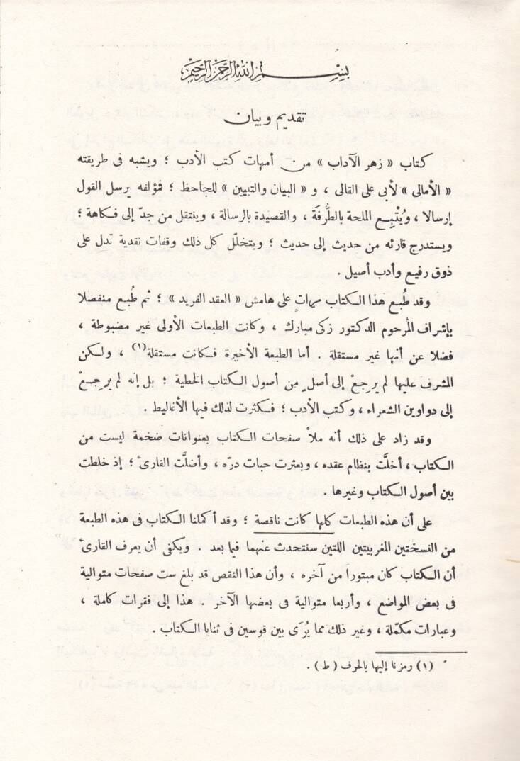 Zehrül-adab ve Semerül-Elbab - زهر الآداب وثمر الألباب - 2