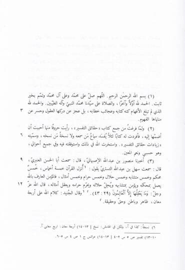 Ziyadatu Hakaikit-Tefsir The Minor Quran Commentary of Abu Abd Ar-Rahman Muhammad - زيادات حقائق التفسير - 2
